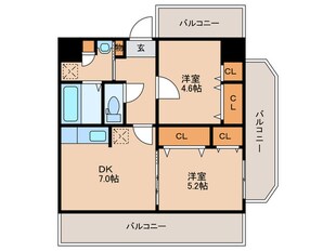 サムティ吉塚Eastの物件間取画像